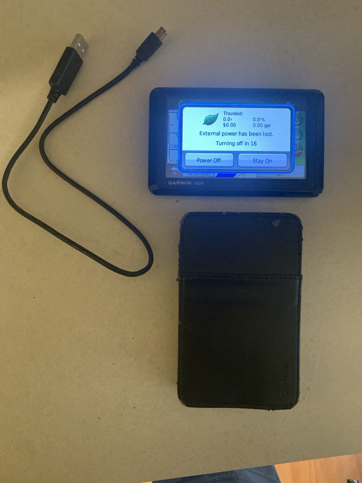 Garmin nüvi 1390 GPS Navigation System Tested Working w/ Charger