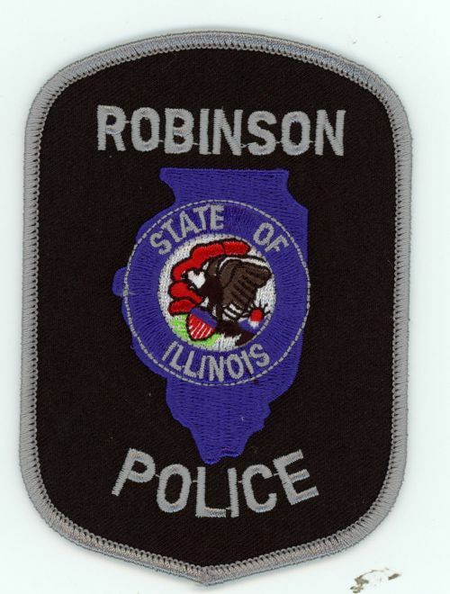 ILLINOIS IL ROBINSON POLICE NICE SHOULDER PATCH SHERIFF