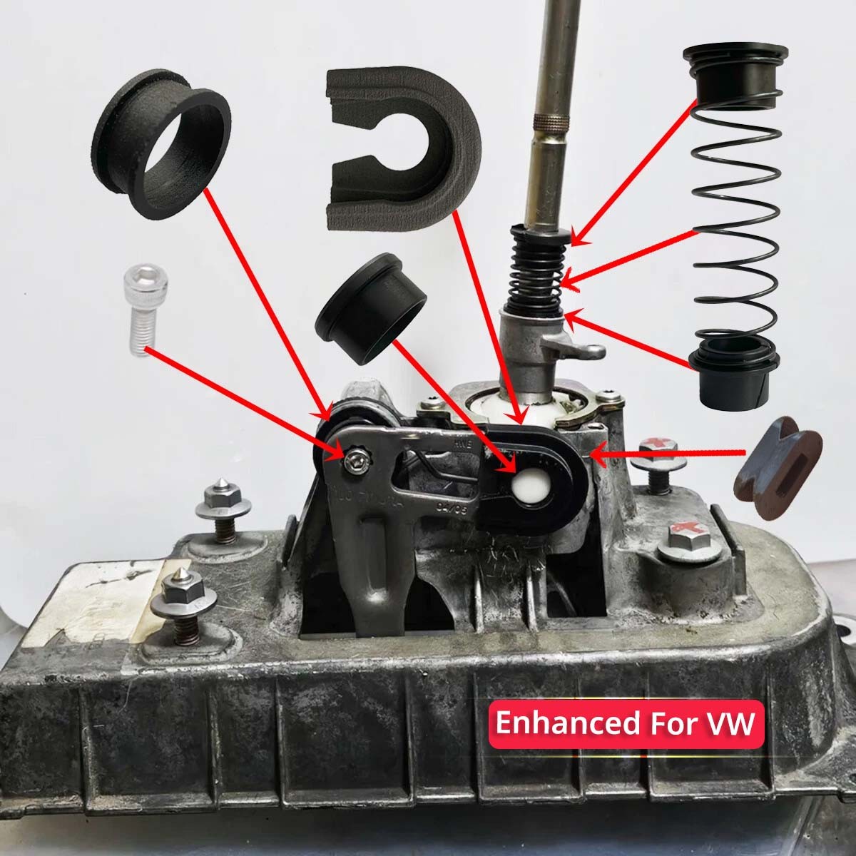 Reverse Problem Fix Enhanced Bushing For VW Jetta Manual Shift First Gear Getter