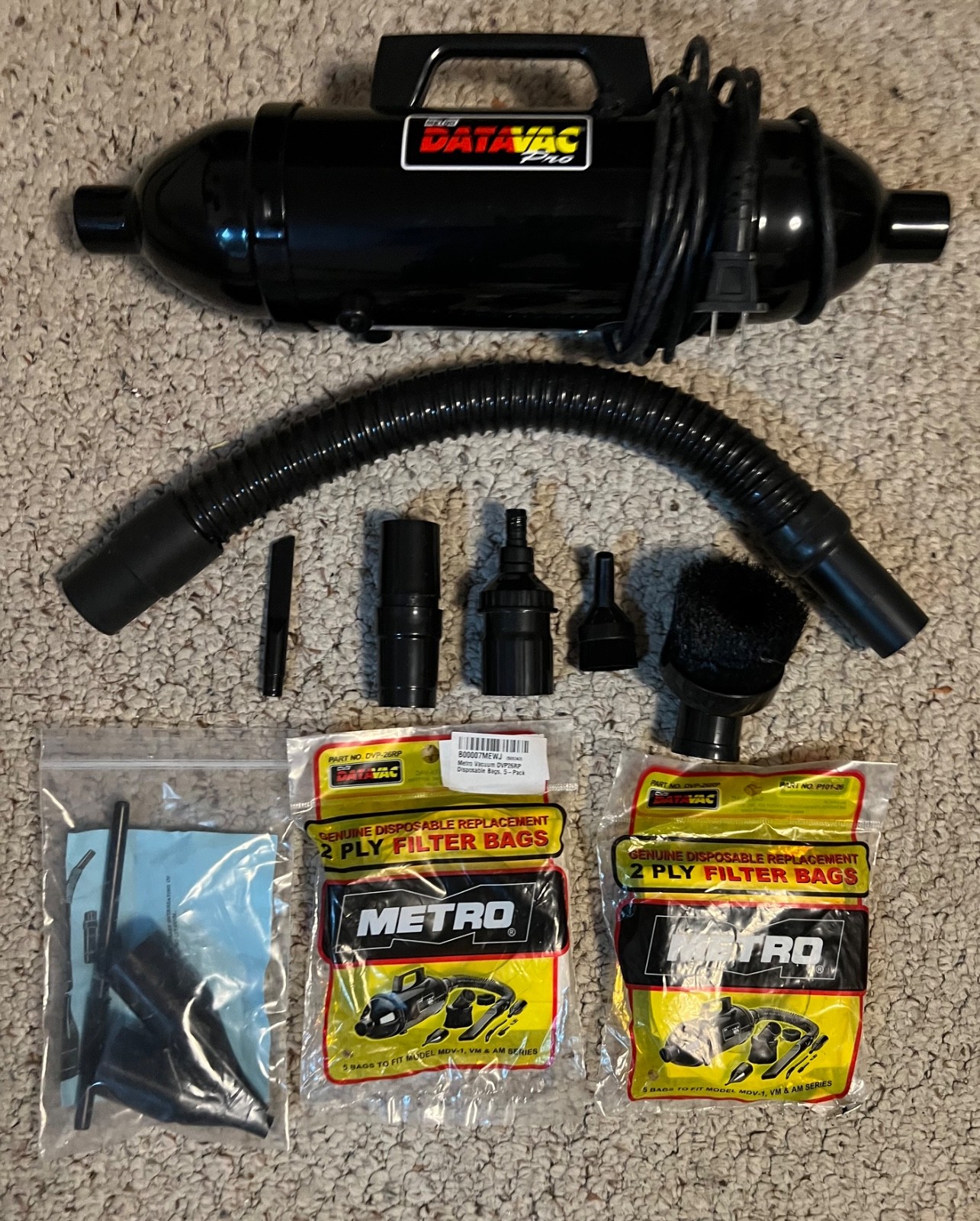Metro DataVac PRO MDV-1BAC Computer Cleaning System, Blower/Vacuum, Mint Cond!