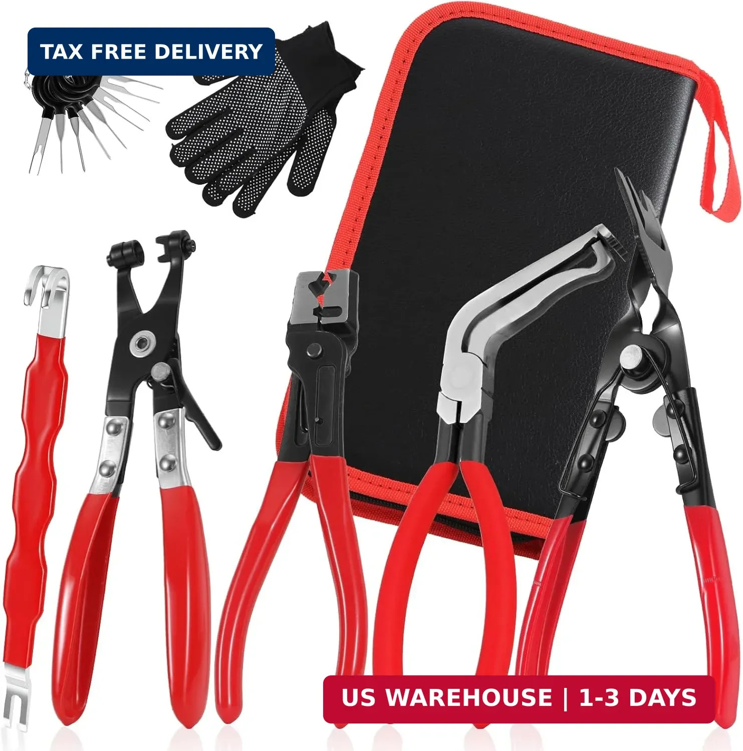 7PCS Electrical Disconnect Pliers, Automotive Electrical Disconnect Pliers, Conn