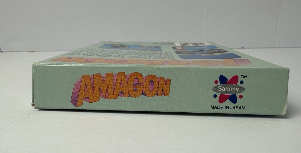Amagon Nintendo NES Box, Manual, Insert & Foam Good Condition **NO GAME**