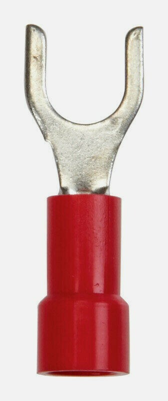 Jandorf Terminal SPADE 5pk RED 22-18 Ga No. 10 Stud Size Insulated 60989 NEW!!