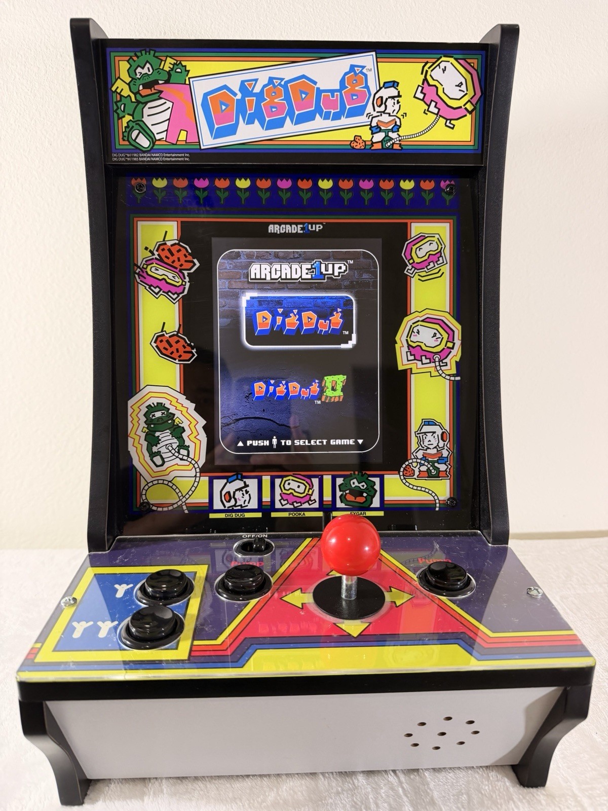 Arcade 1UP Dig Dug / Dig Dug 2 Counter Cade Tabletop Game 🪏🔥