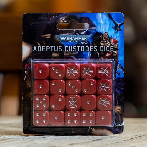 Warhammer Adeptus Custodes Limited Edition Dice set - Out of Production