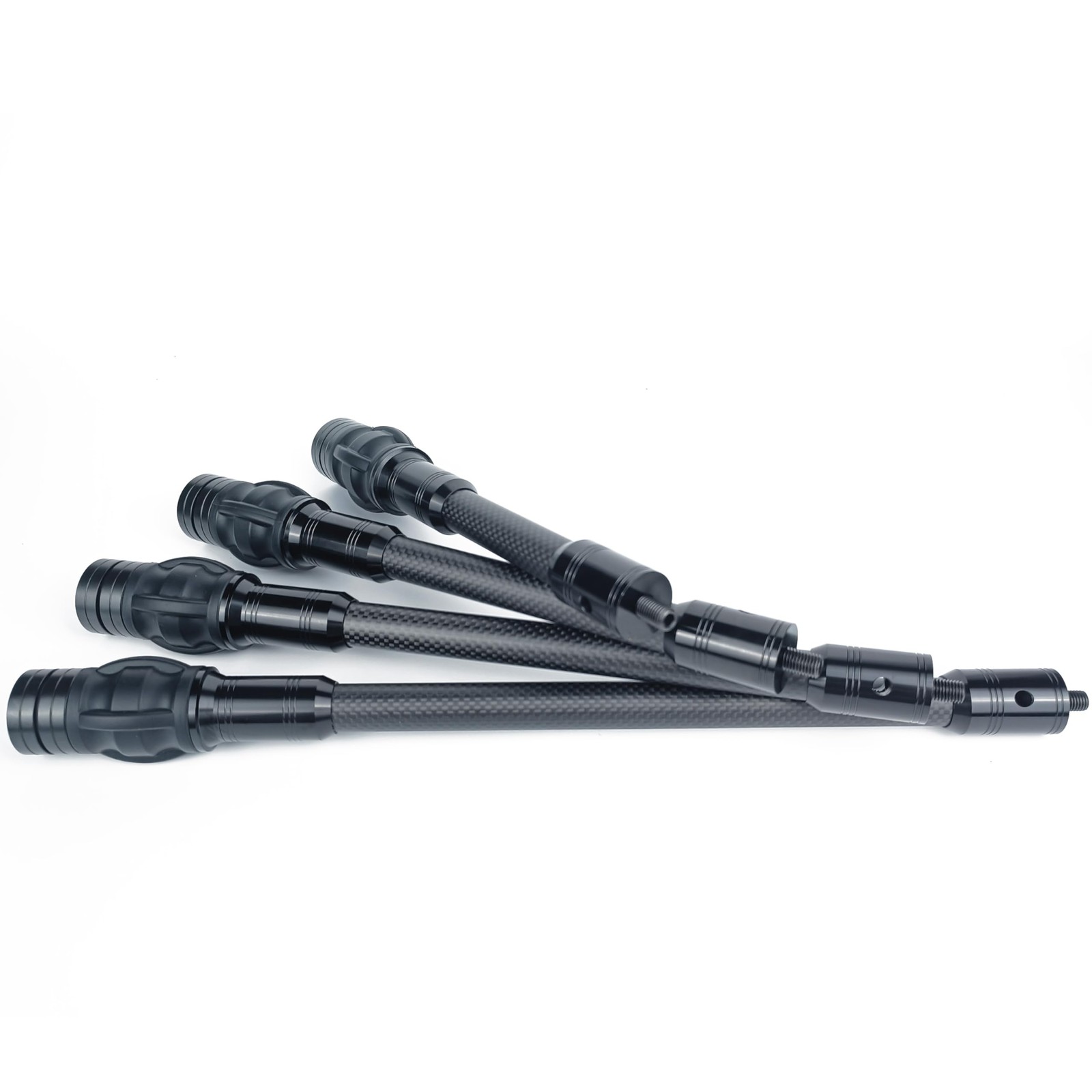 Carbon Archery Bow Stabilizer Single Side Adjustable V-Bar Mount Quick Discon...