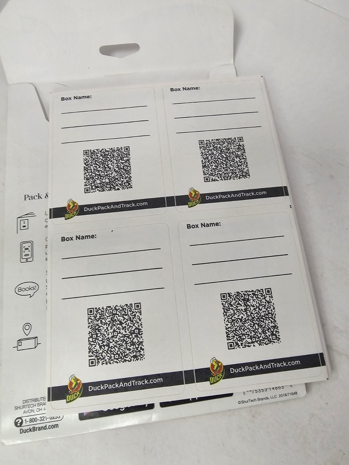Duck Brand Pack & Track App-Based Labeling System, 40 Labels PLEASE READ