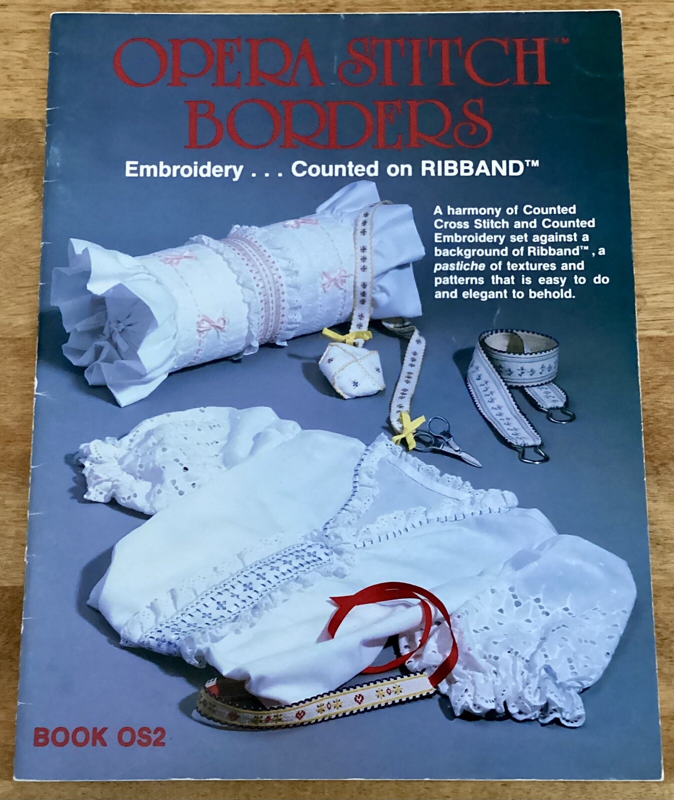 Pattern Book OPERA STITCH BORDERS On Ribband Book OS2-Cross Stitch/Embroidery