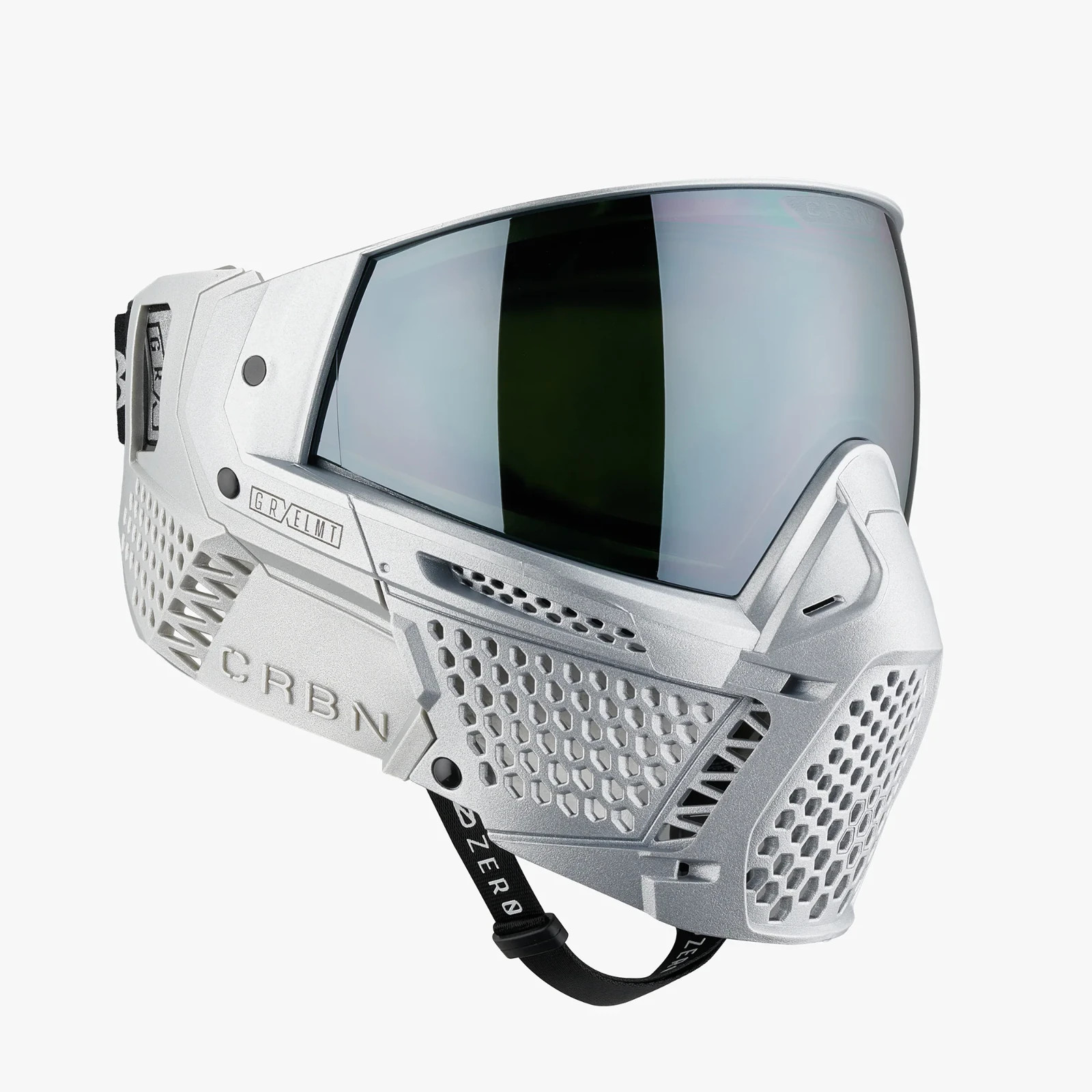 NEW CRBN ZERO PRO GRX Paintball - Airsoft Goggle - Less Coverage - ELMT SILVER