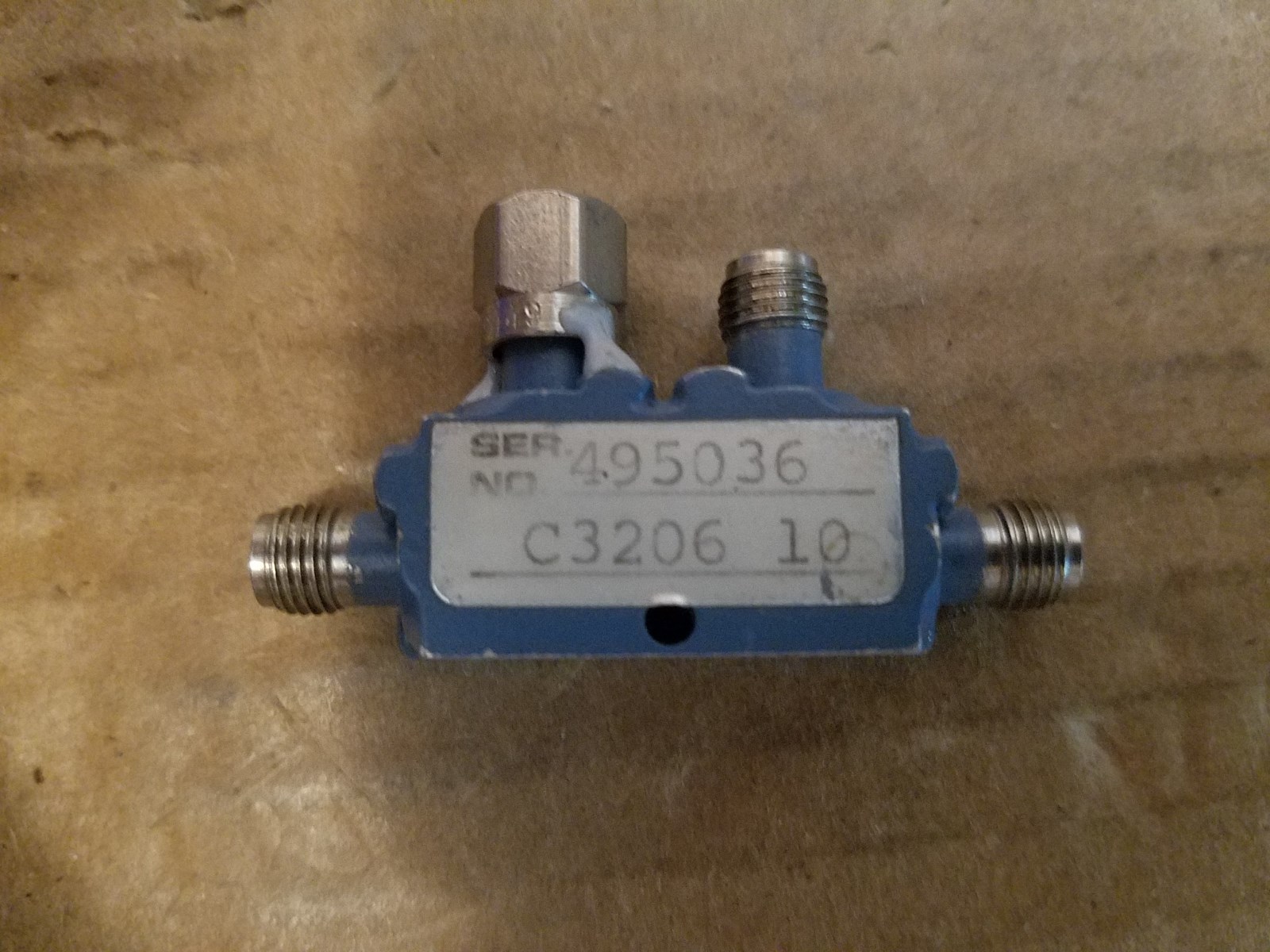 MAC Technology Microwave C3206-10 RF Directional Coupler 7-12.4GHz SMA(f) 495036