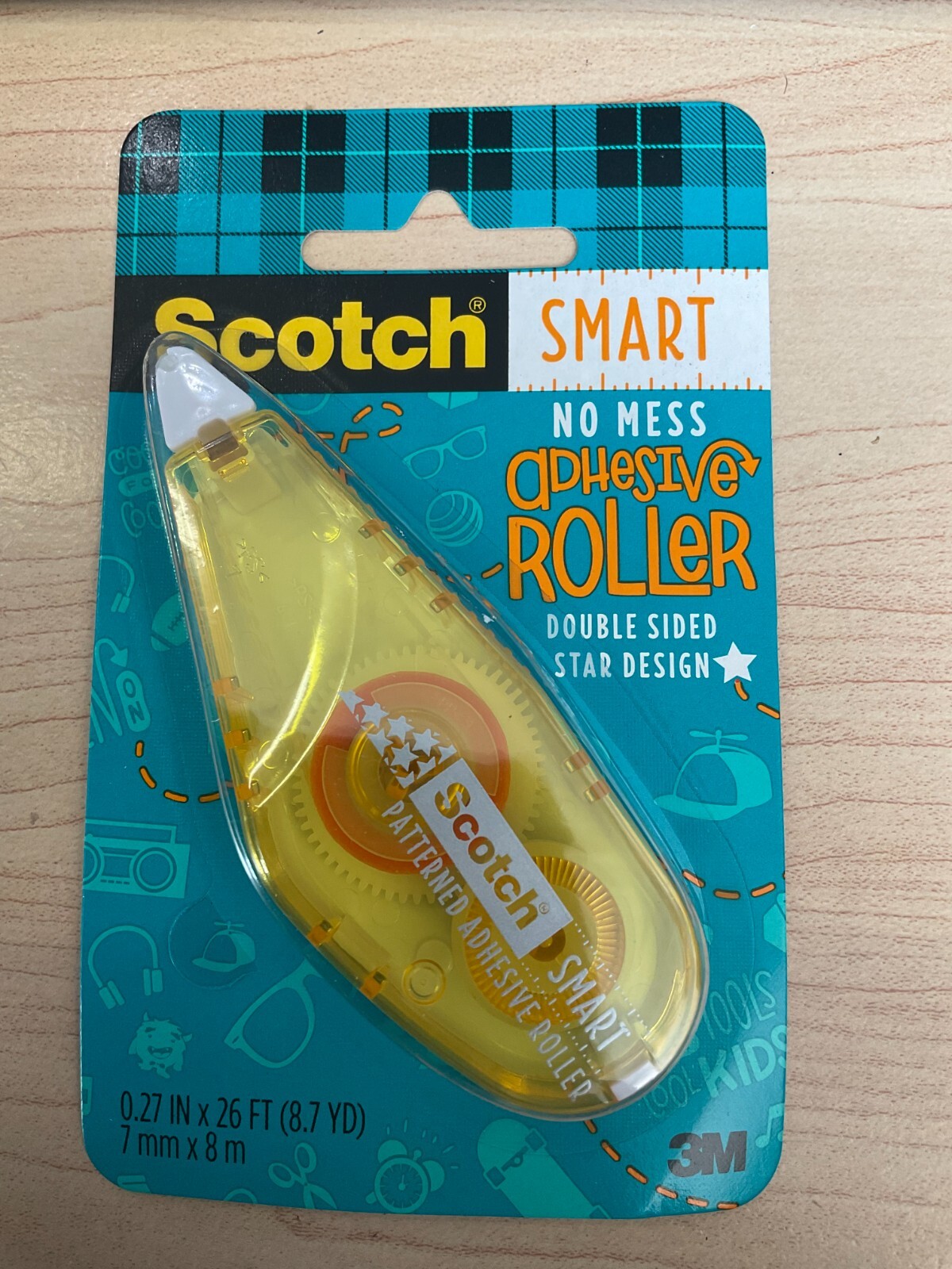 Sc otch Adhesive Roller Double Sided Star Design Craft Adhesive 3 Rollers