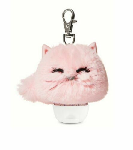 Bath & Body Works Pink Kitty Cat Pom PocketBac Holder New with Tags