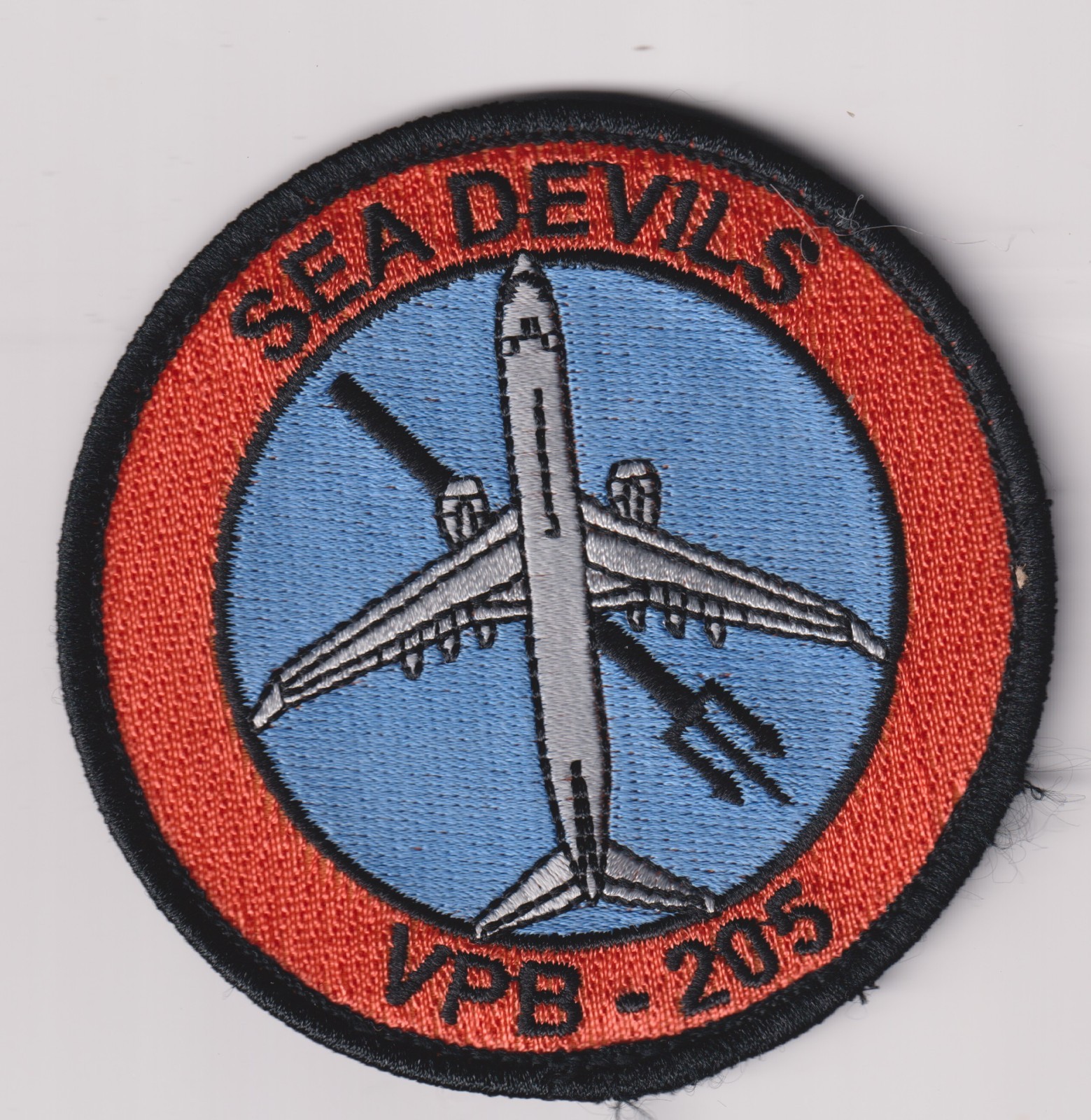 VPD Patrol Squadron 205 patch P-8 Poseidon above US Navy Aviation USN Sea Devils