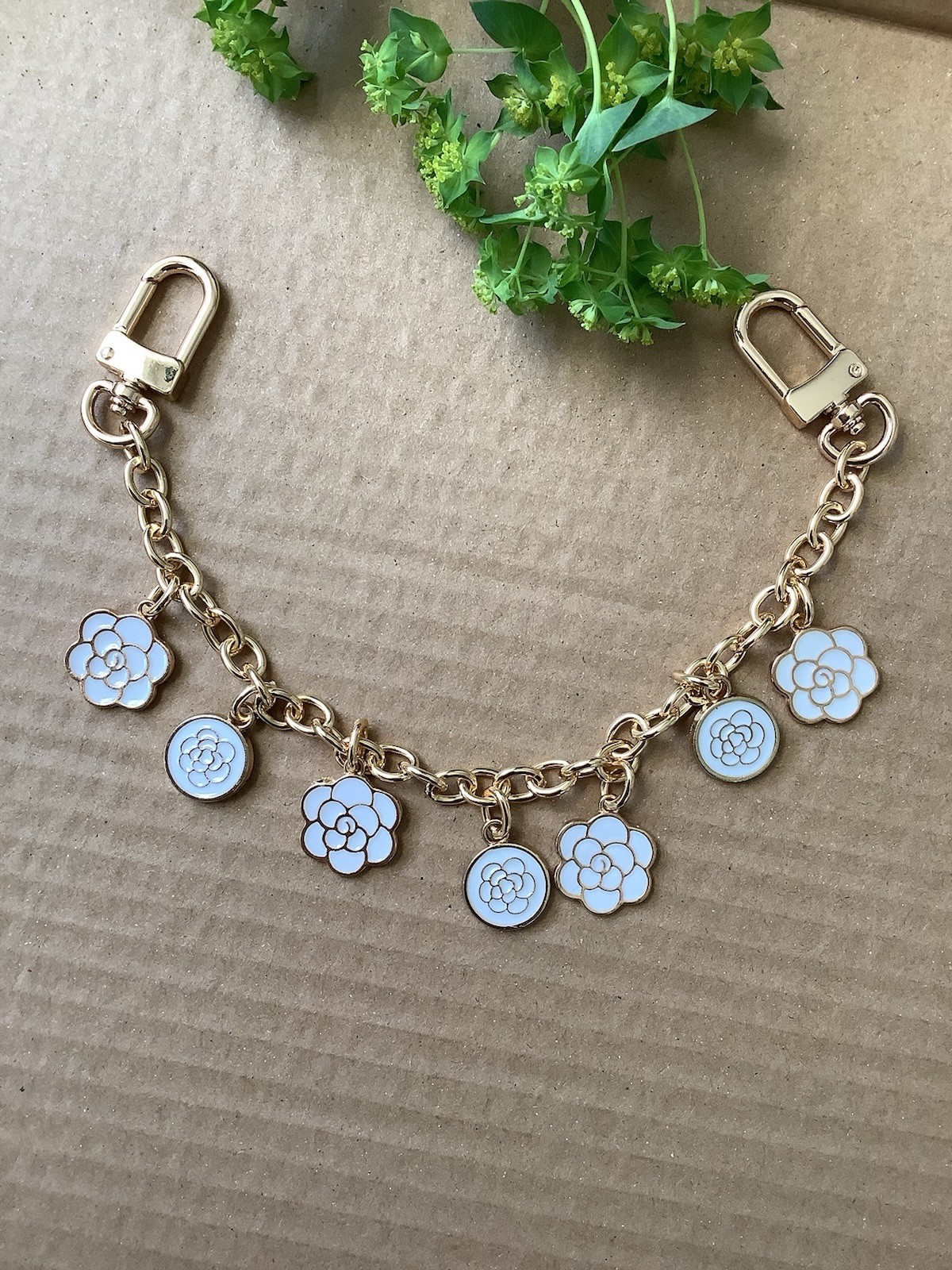Bag Charm Pendant for Shoulder Bag Handbag Tote Key Chain Purse Accessory 9.5”