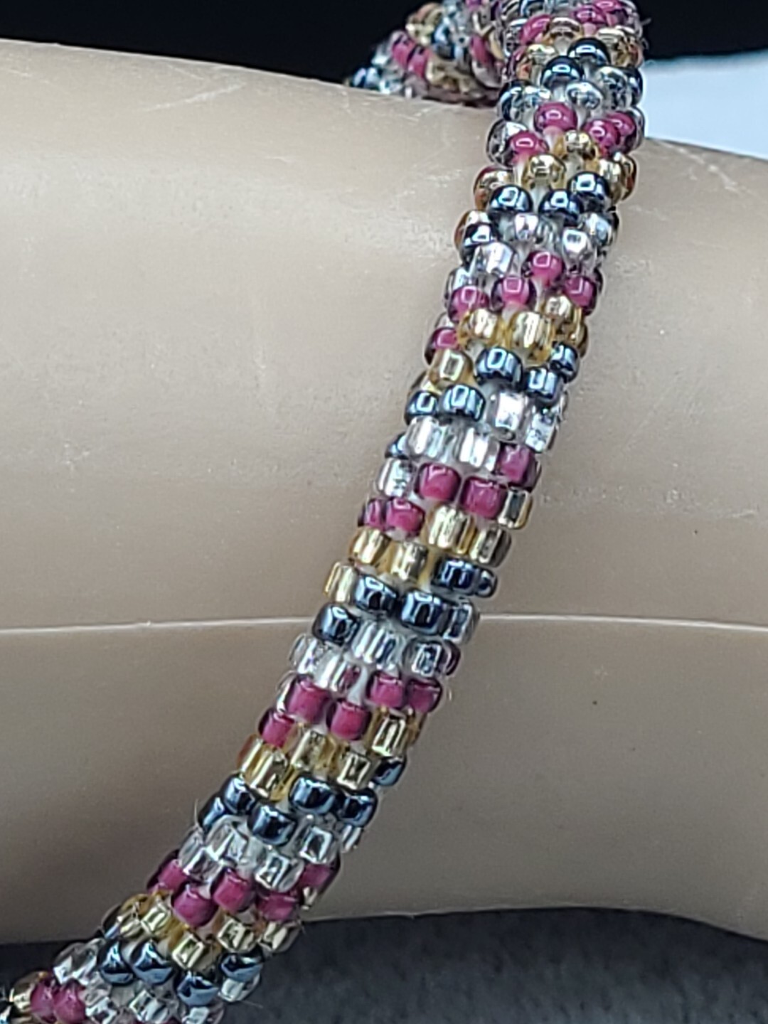 Multi-Colored Beaded Bracelet