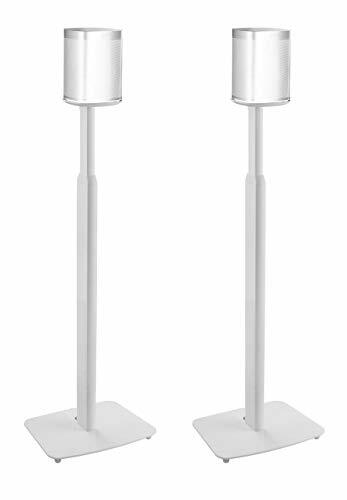 ynVISION Adjustable Floor Stands Sonos One, One SL, Play:1 (2 Pack) White USED