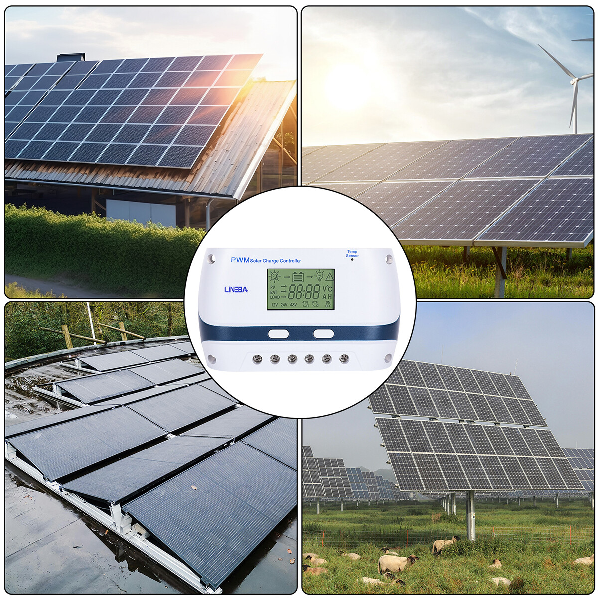 Compact 30A Solar Panel Regulator for Enhanced Battery Life and Efficiency