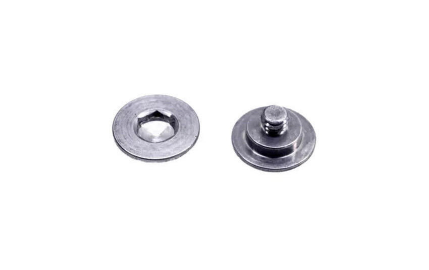 2 NOS Bell Helmet Silver Pivots 5207 Number 248 Hardware