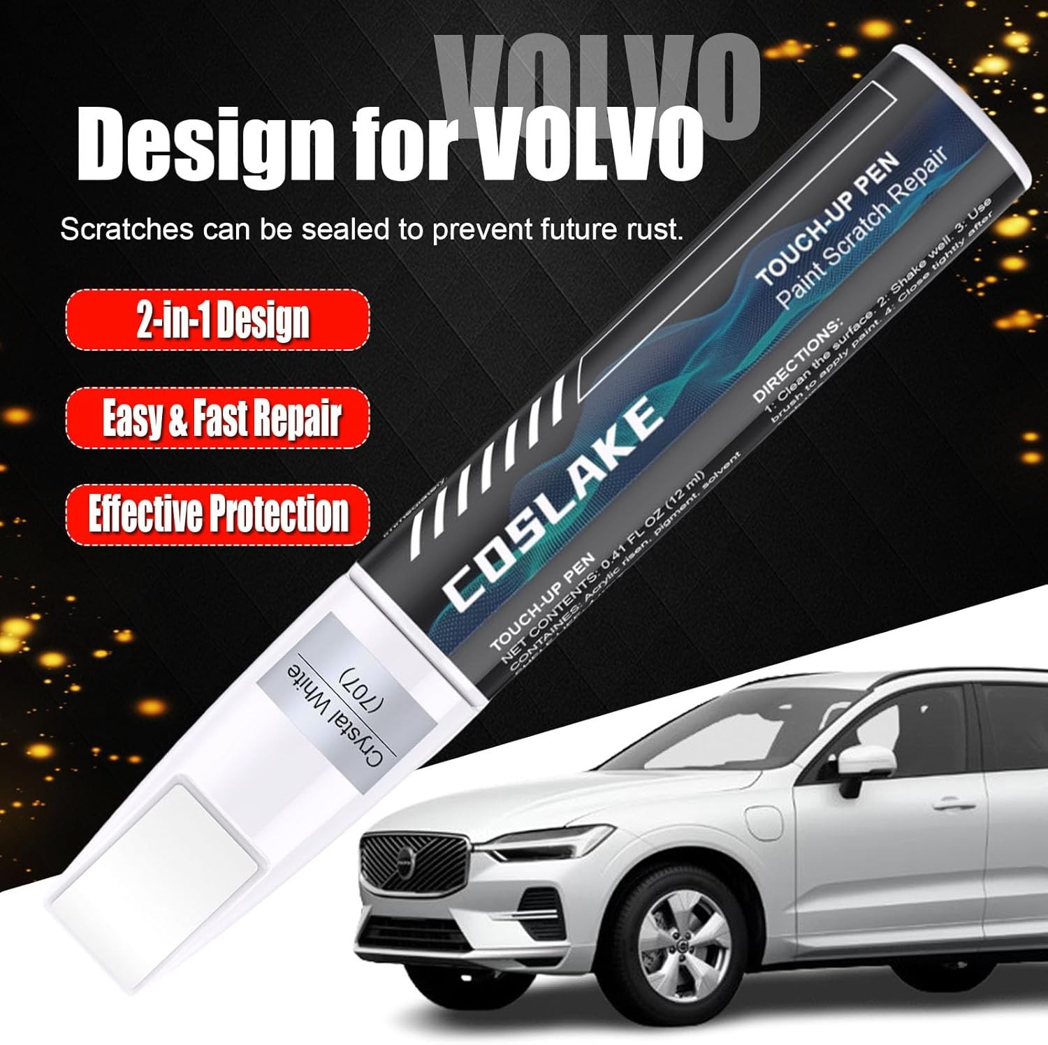 Touch Up Paint (Bright Dusk(736)), Paint Scratch Repair Kit, Quick & Easy Soluti