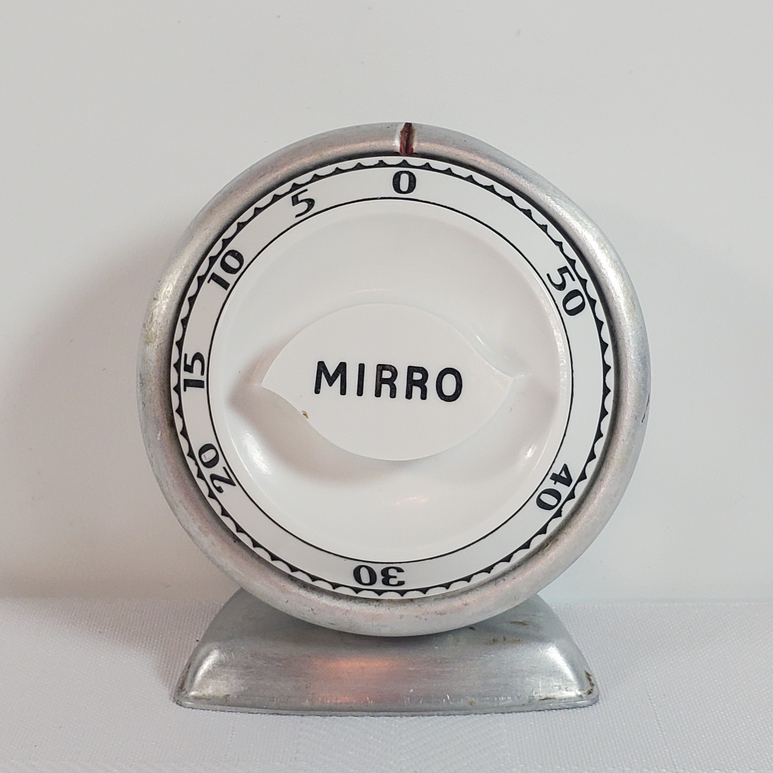 Vintage Mirro 1950's Mid Century Robert Shaw Lux 60 Minute Kitchen Timer - Works