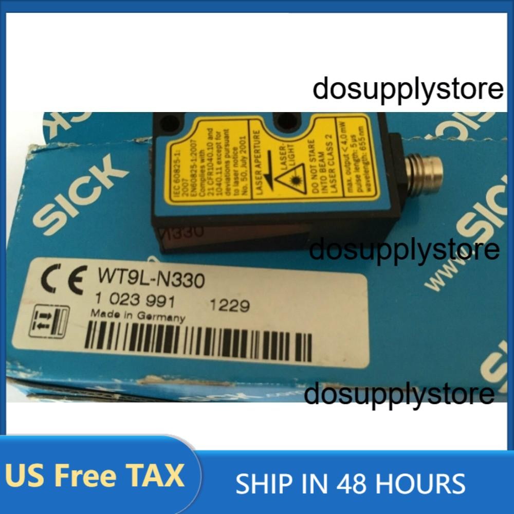 NEW SICK WT9L-N330 PLC PHOTOELECTRIC PROXIMITY SWITCH, NPN M8 60MM FOCUS