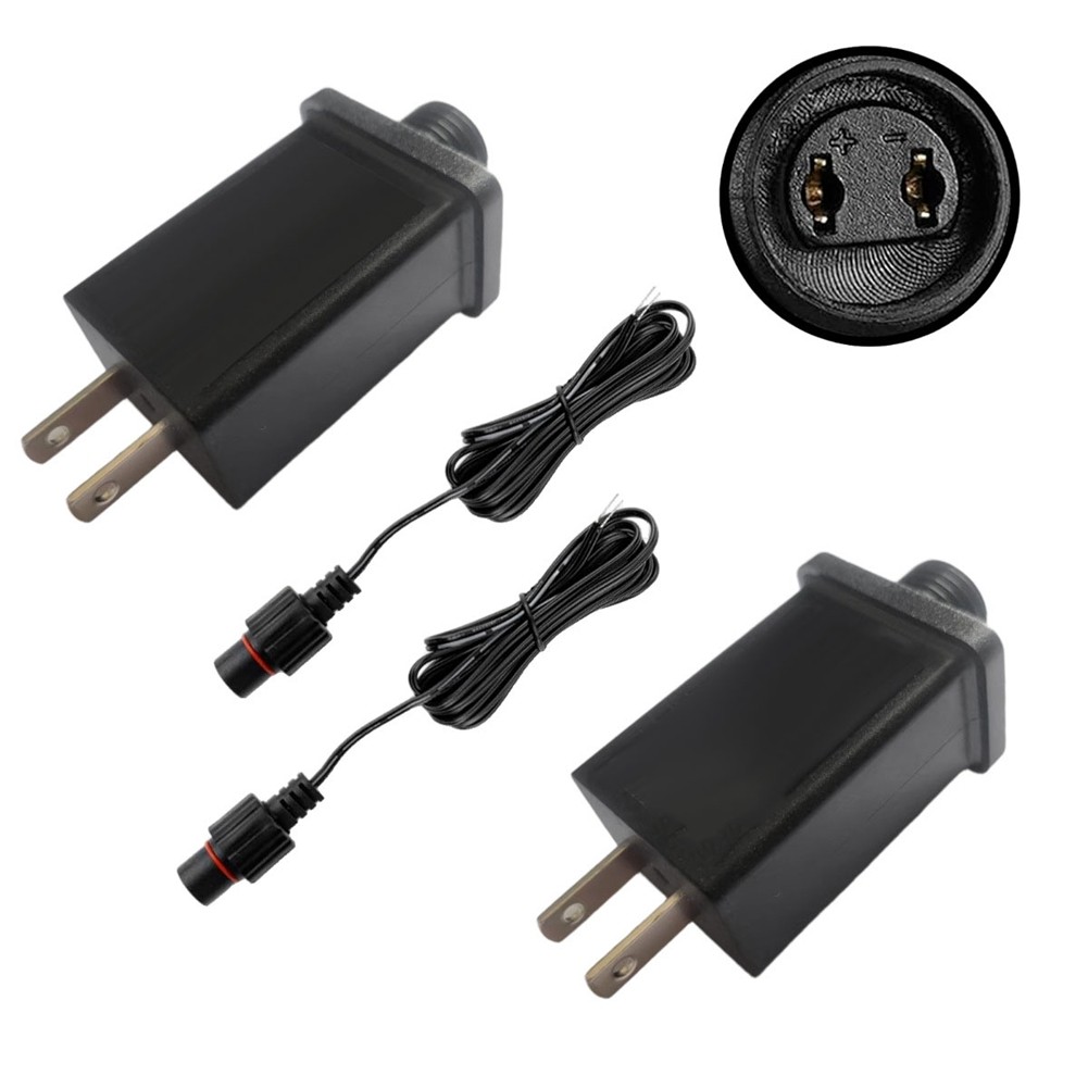 2PCS Replacement Yard Inflatable Adapter 12V 1A,Class 2  Supply with 9.84ft5124