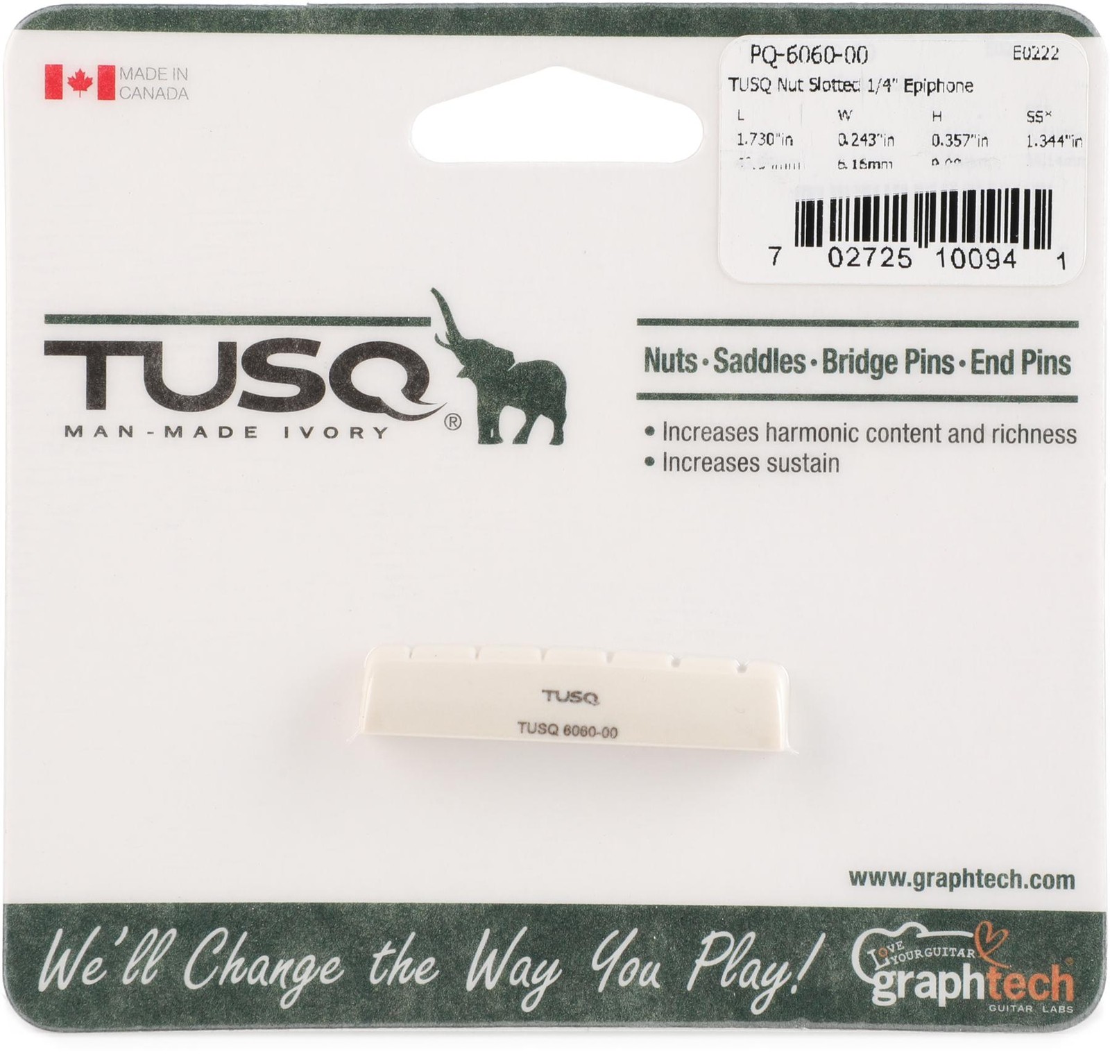 Graph Tech PQ-6060-00 (2-pack) Bundle
