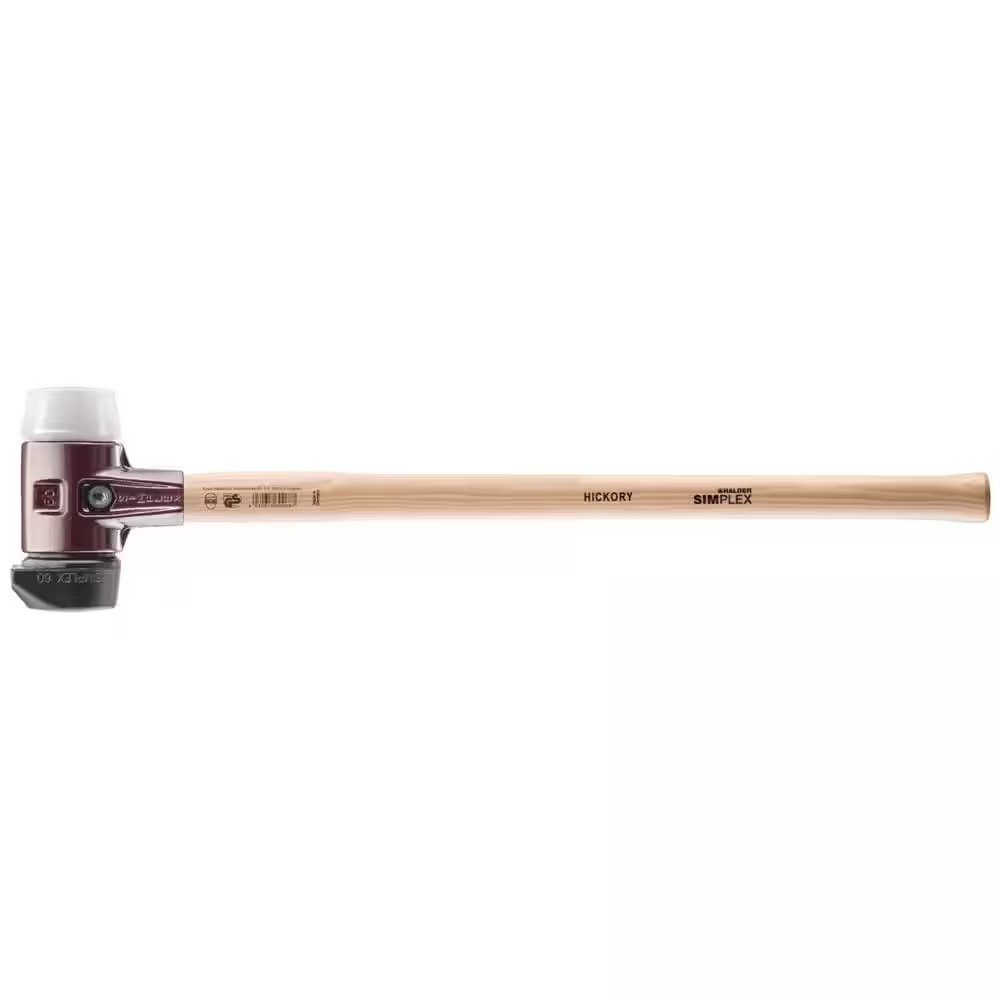Simplex 4 Lbs. Mallet with 60 Long Handle, Superplastic, STAND-UP Black Rubber I