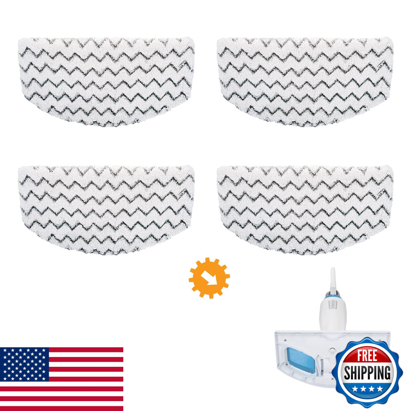 Bonus Life 4 Pack Microfibre Scrubby Pads For Bissell Powerfresh 1940 Steam Mop