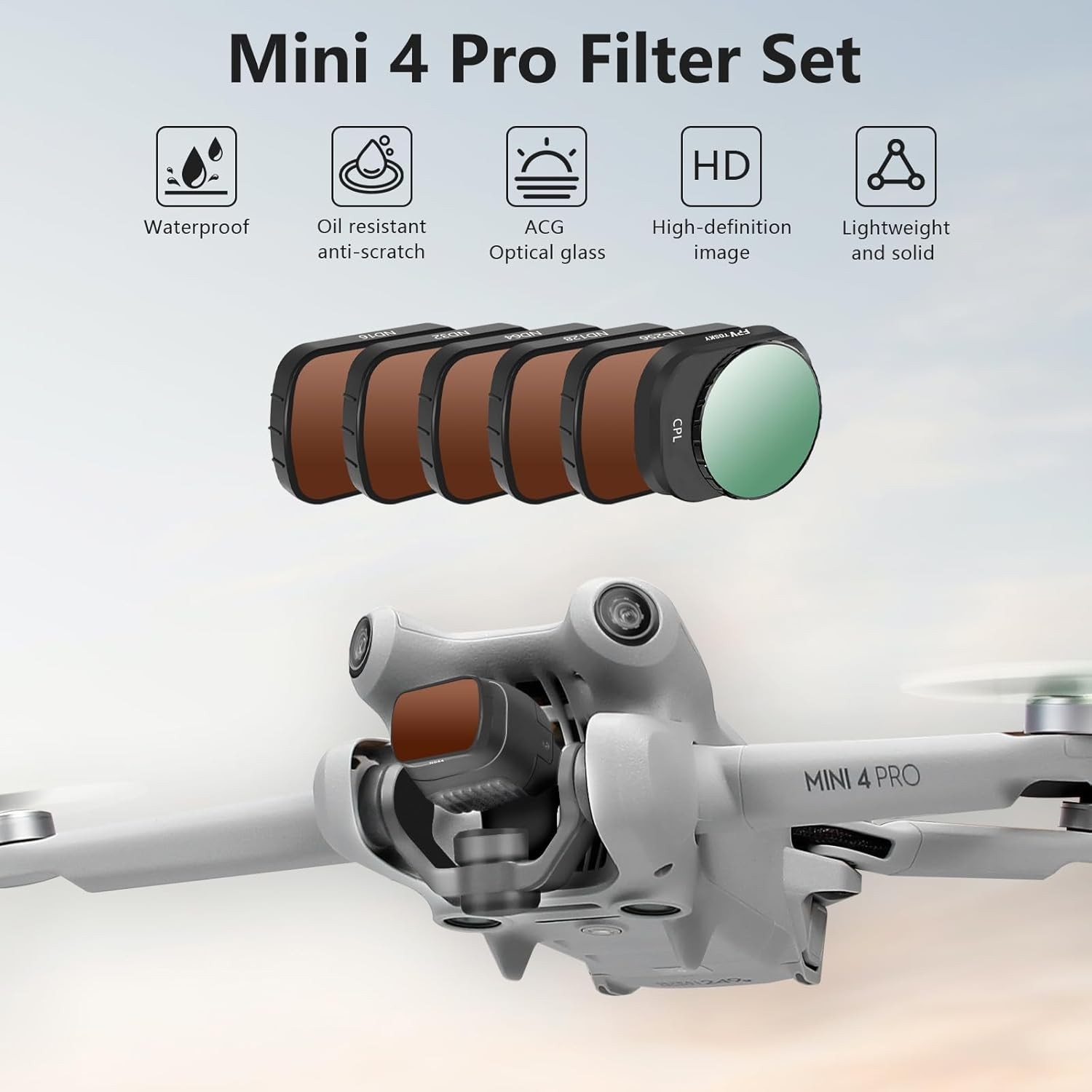 DJI Mini 4 Pro Accessory Kit Hard Case 9in1