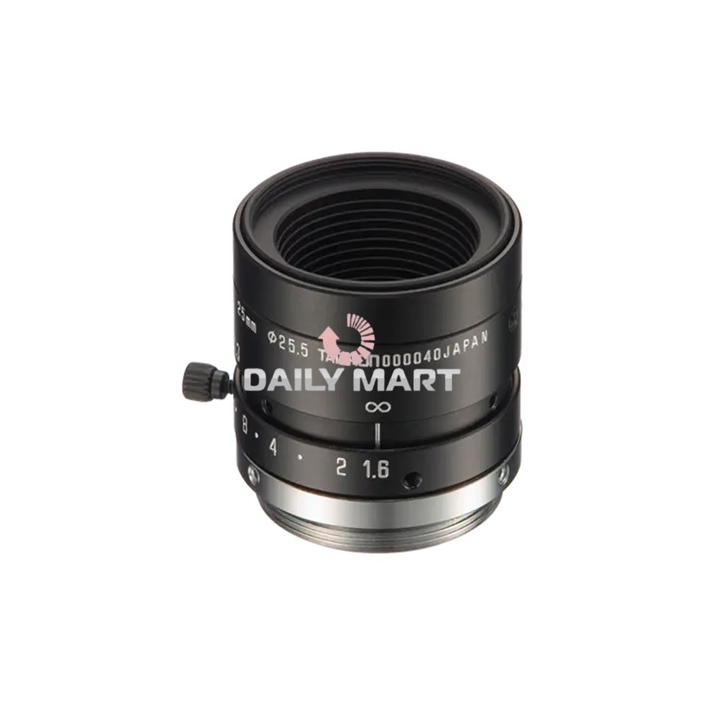 Used & Tested TAMRON M118FM25 Fixed Focus Lens 25mm 1:1.6 1/1.8 Inches