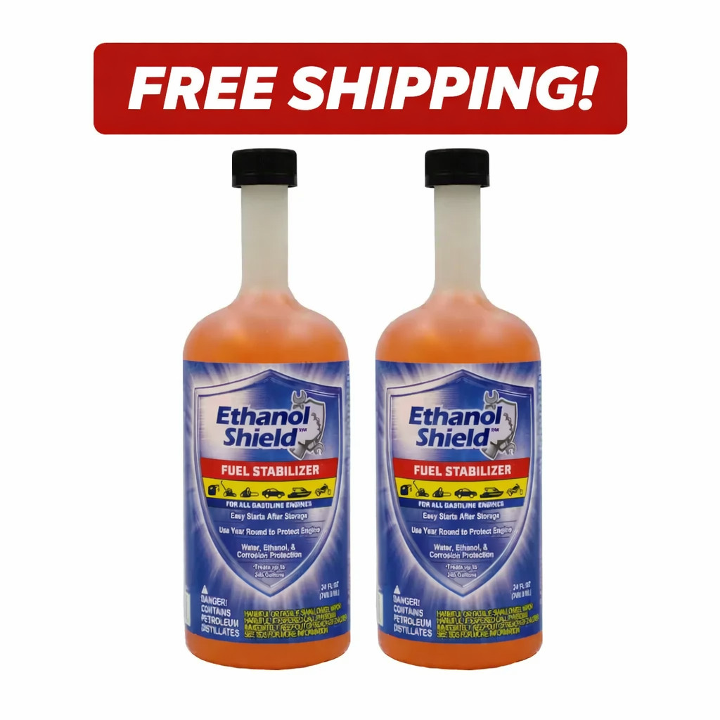 Ethanol Shield 24 Oz Fuel Stabilizer   2 Pack