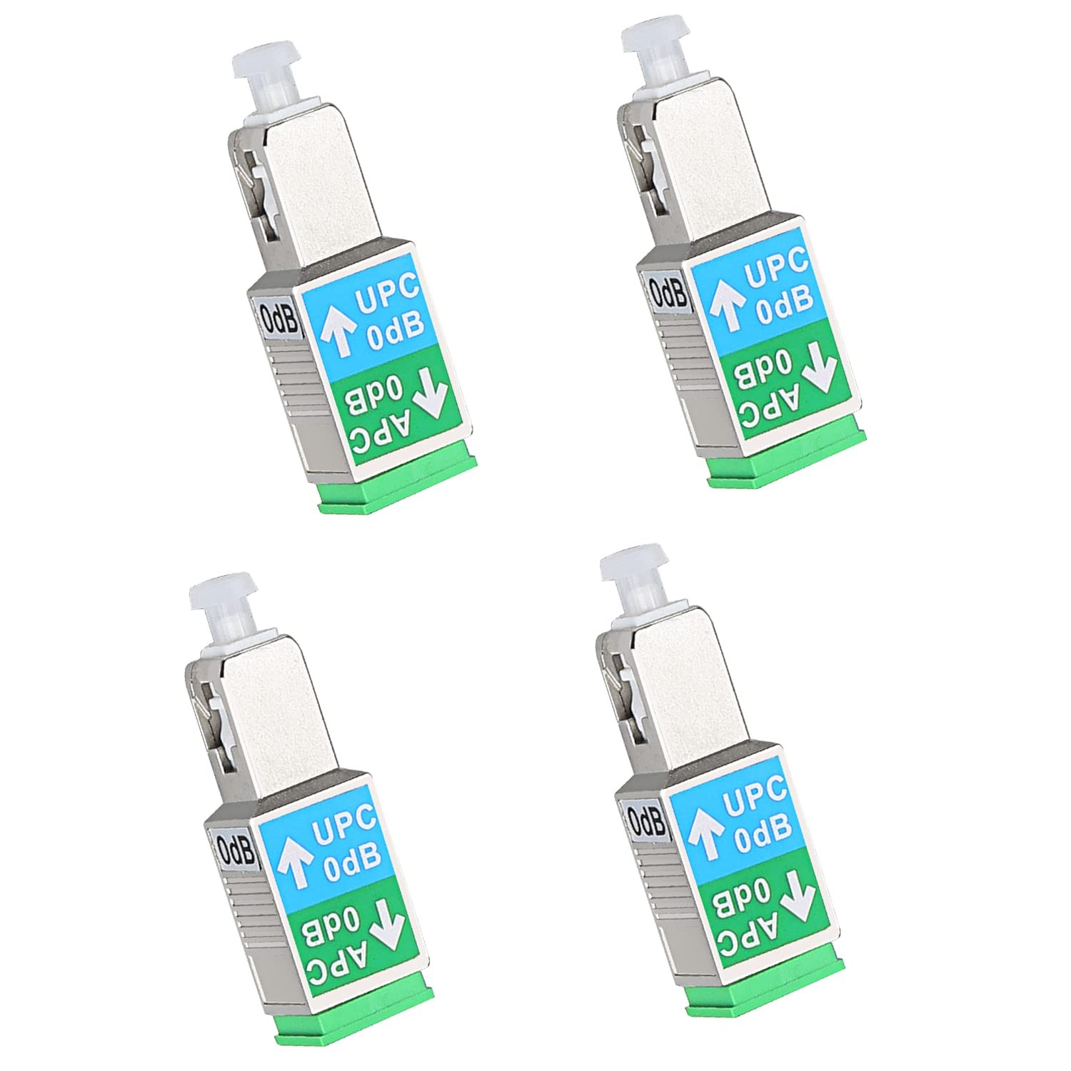 4 PK SC/UPC Male To SCAPC Female Fiber Optic Adapter Singlemode SM 9/125