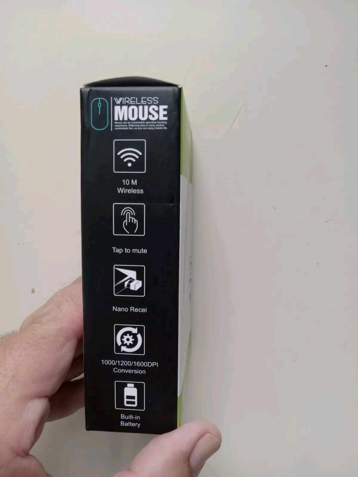 Halpilt 10m 1600DPI W2.4GHz Wireless Mouse