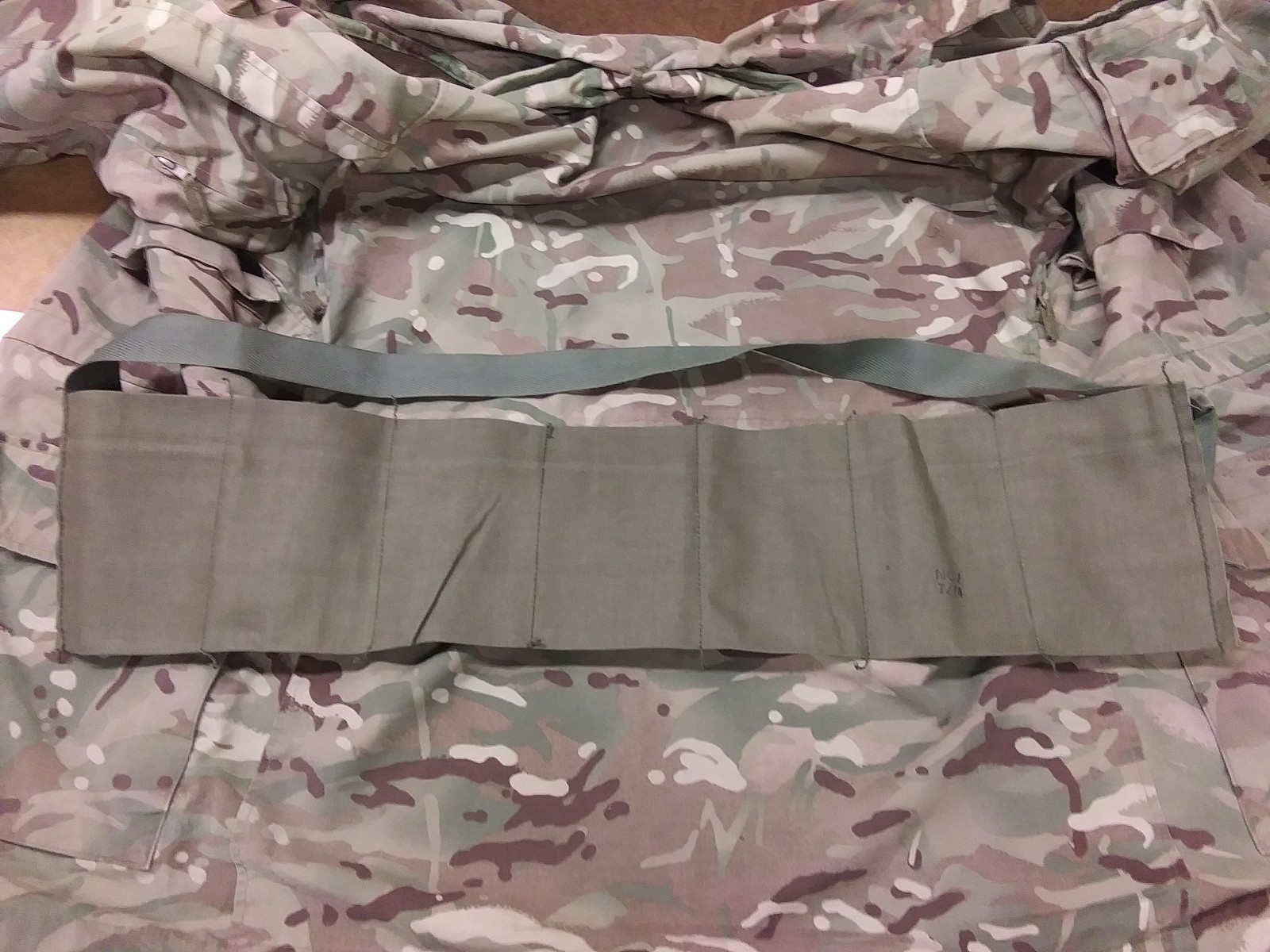 Original Vietnam Era 7 Pocket 5.56 223 Ammo Bandolier 1974 Dated MINT