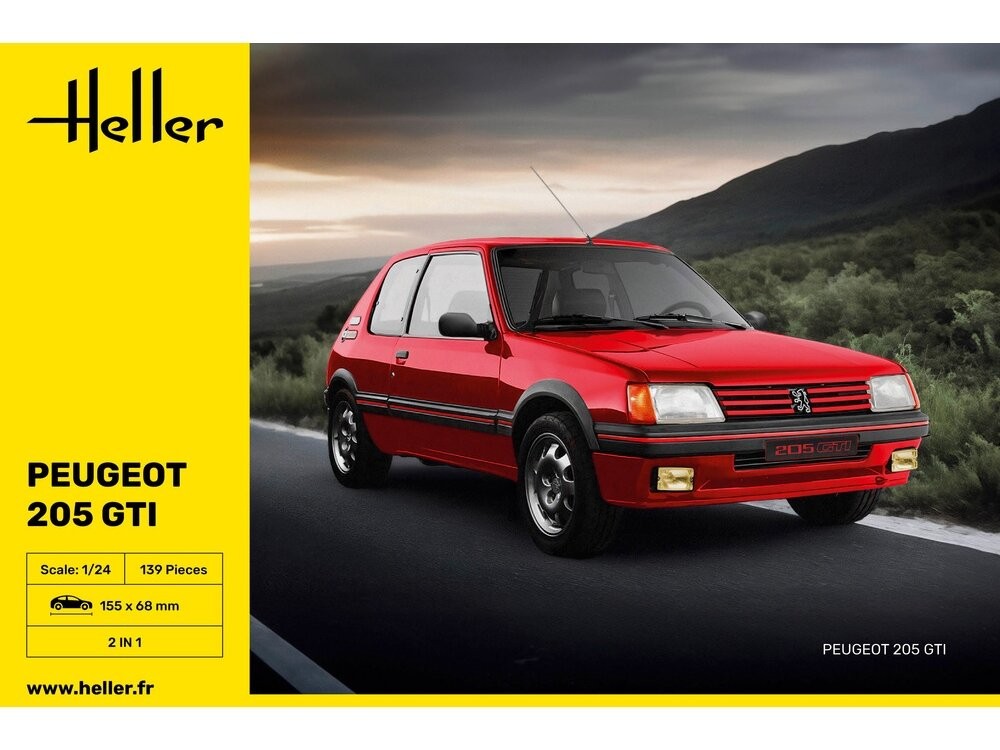 Heller - Peugeot 205 GTI, 1/24, 82705