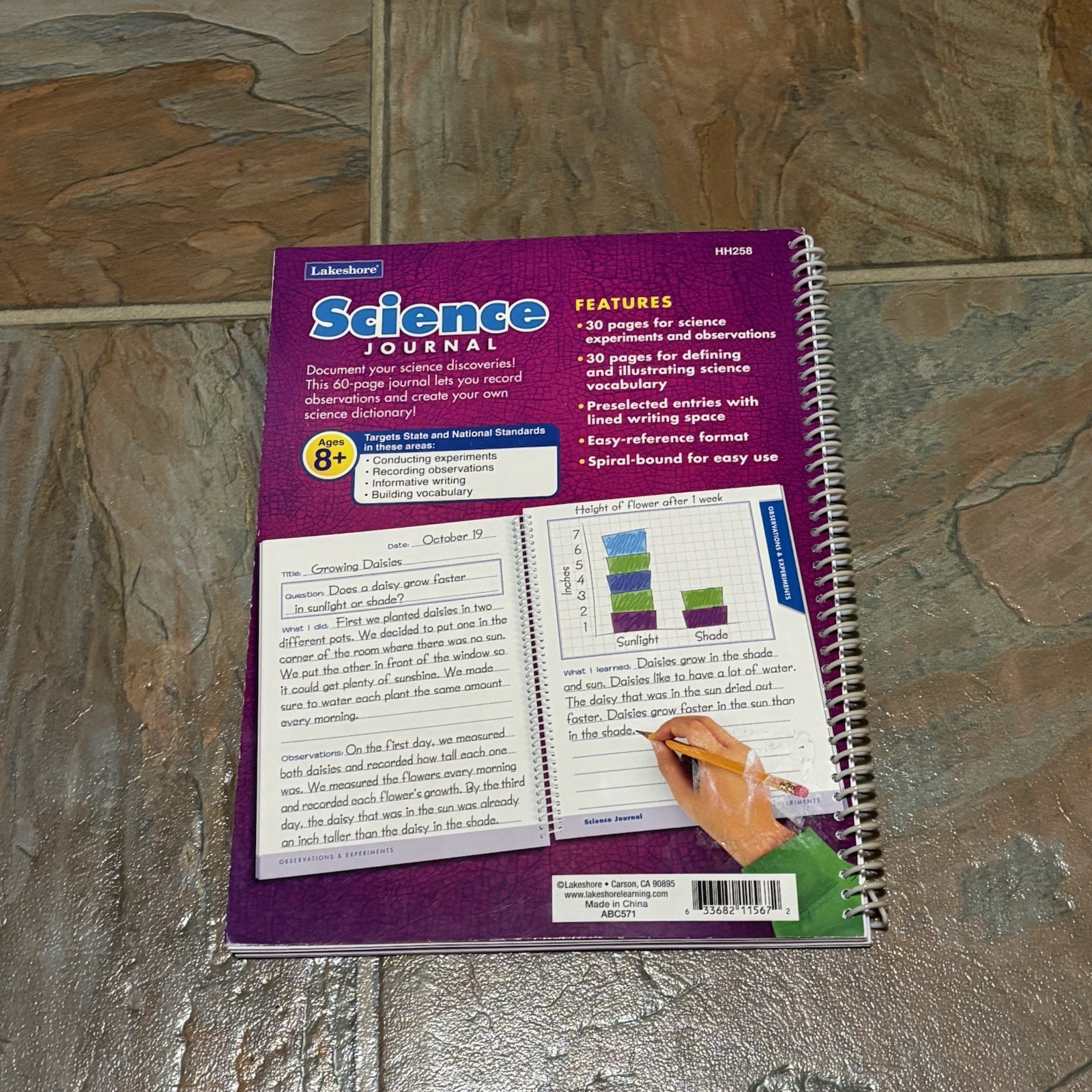 Lakeshore Science Journal Workbook Document Experiments Observations Homeschool