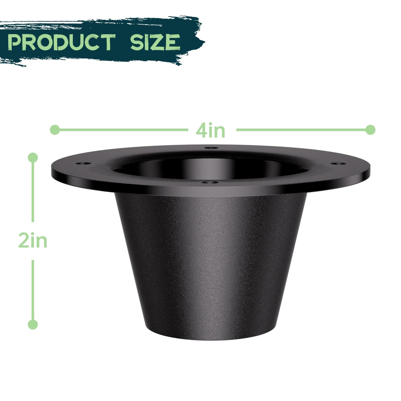 2" Drop Versatile Replacement Funnel for Deer Feeder - Durable Polycarbonate ...