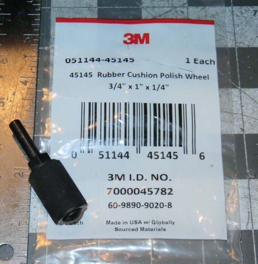 3M Expanding Sanding Polishing Mandrel Drum  3/4" x 1" x 1/4" Shank 17,000 RPM