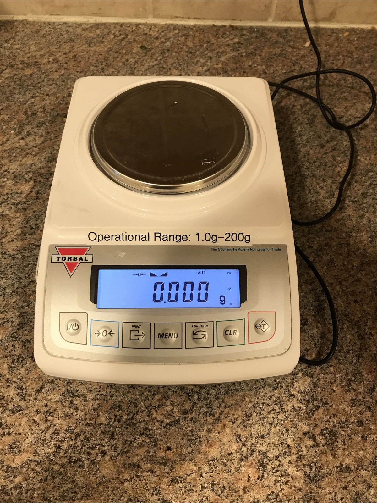 TORBAL  ATA220 PRECISION  DIGITAL COMPACT BENCH SCALE 220G