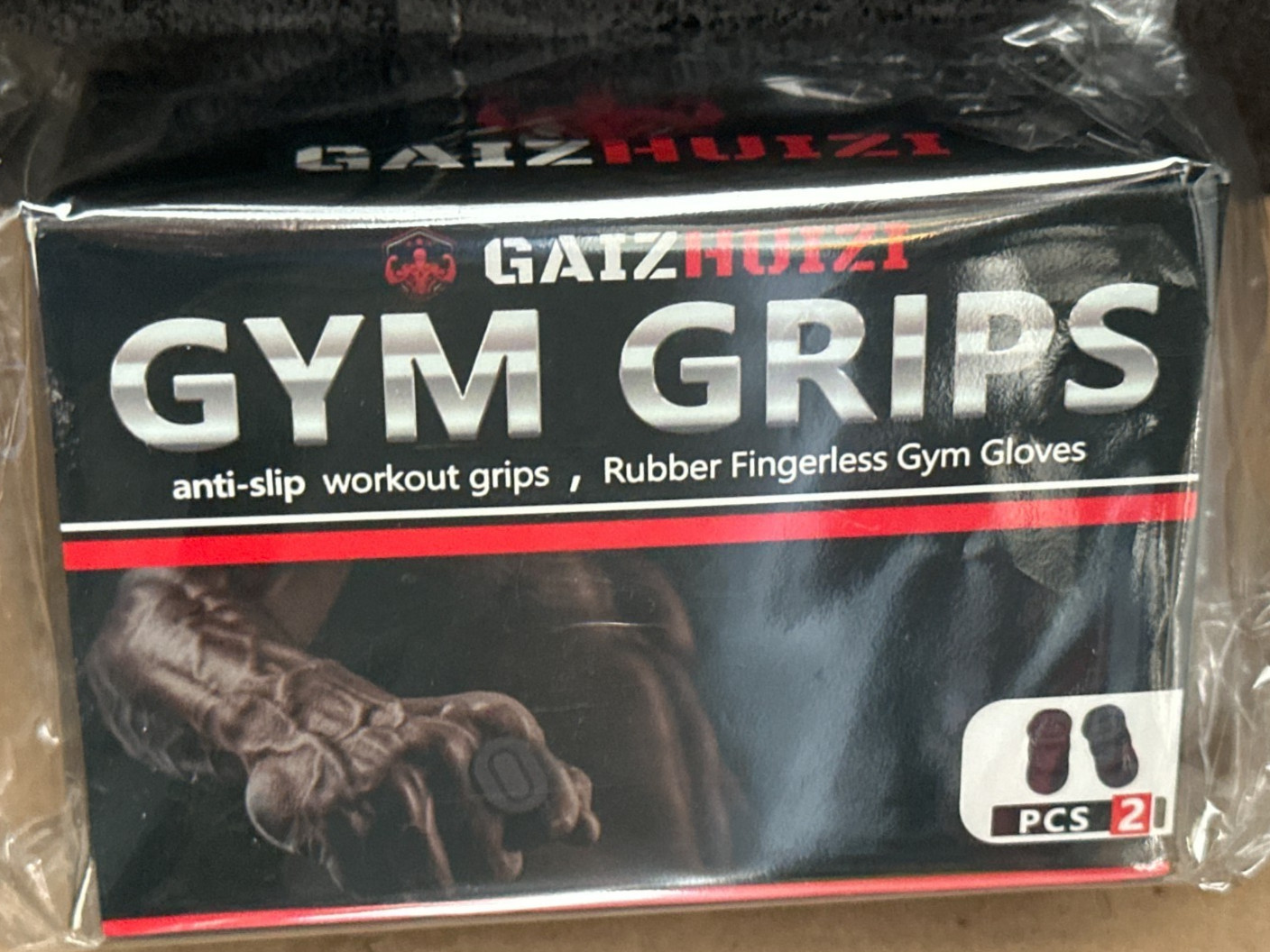 GAIZHUIZI Gym Grips Weight Lifting Hand Grips Anti Slip Callus Guard 2 Pack