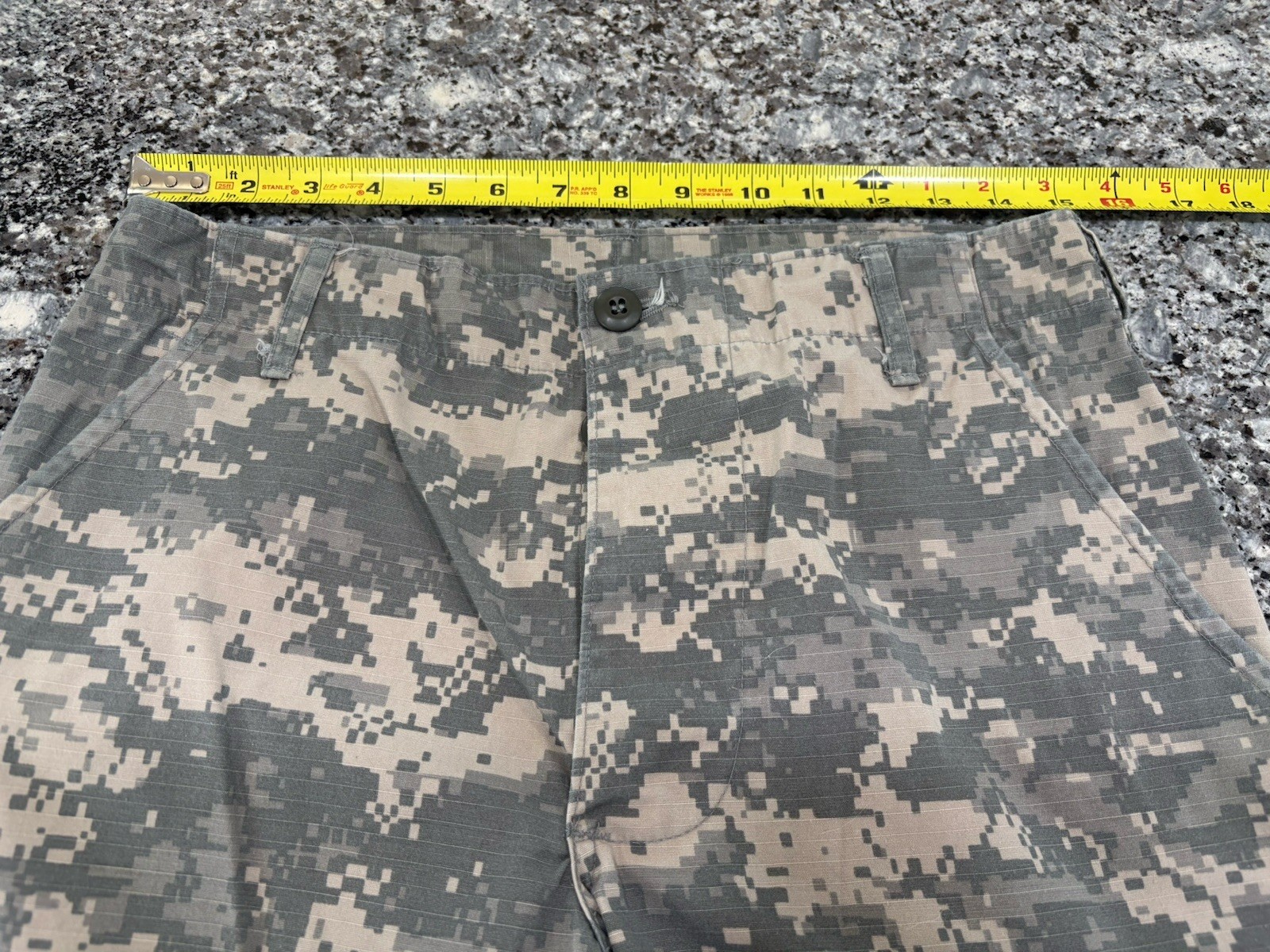 US Army Pants Men Small Short Gree Combat Uniform Military Cargo Digital Trouser