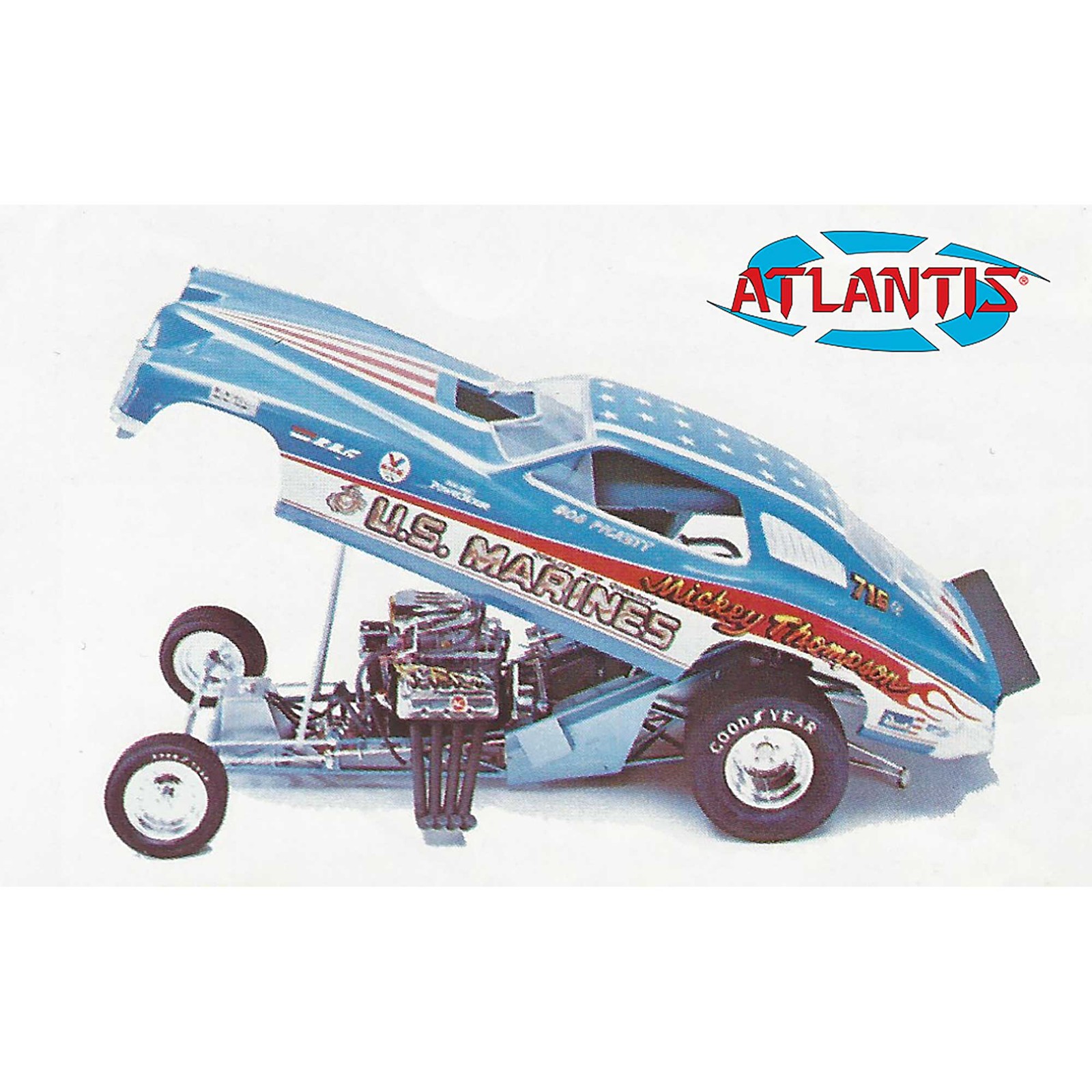 ATLANTIS TOY & HOBBY INC. Mickey Thompson Marines Funny Car 1/16 AANH1499