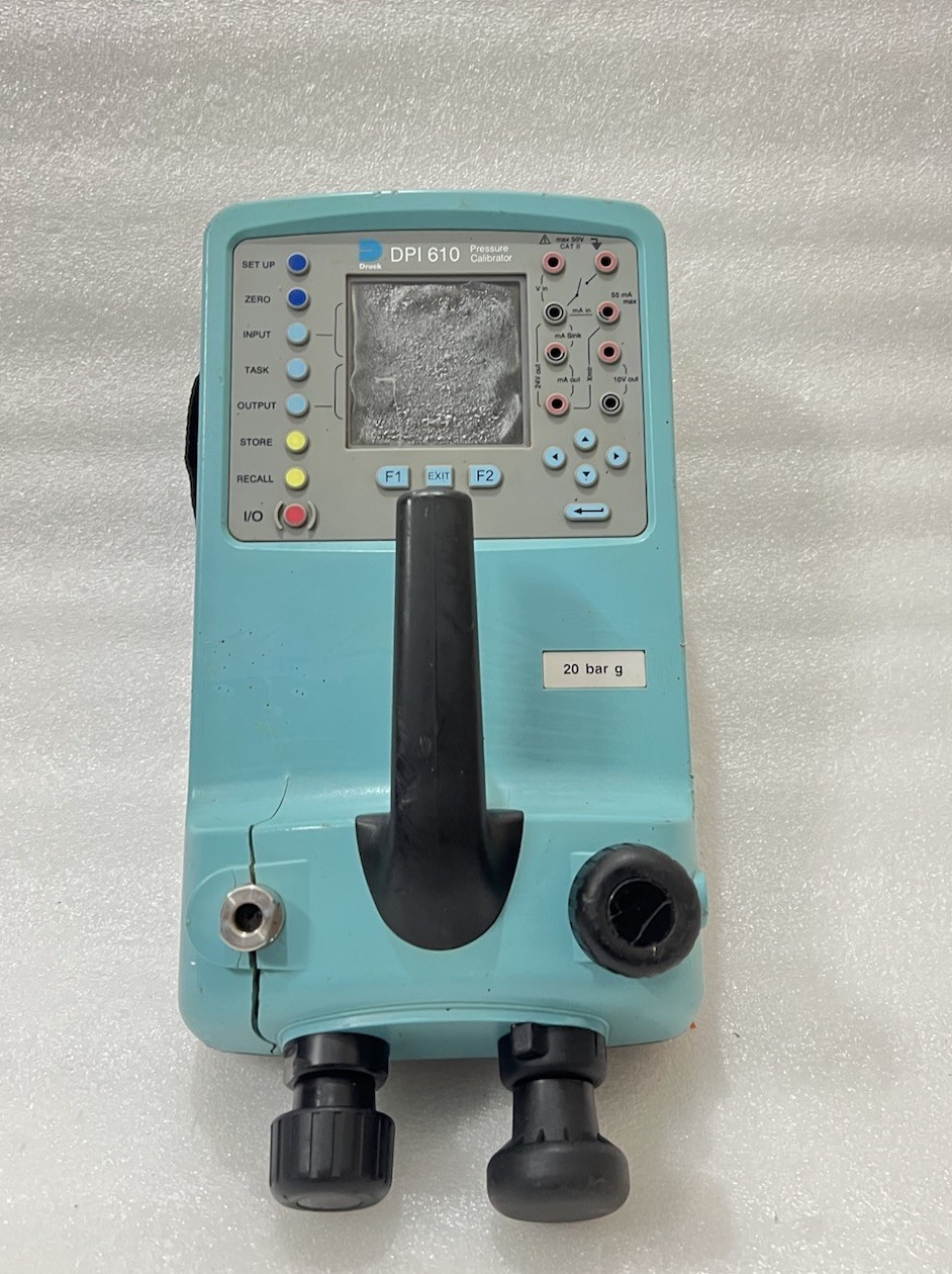 DRUCK DPI610 20 BAR G PRESSURE CALIBRATOR (BROKEN)