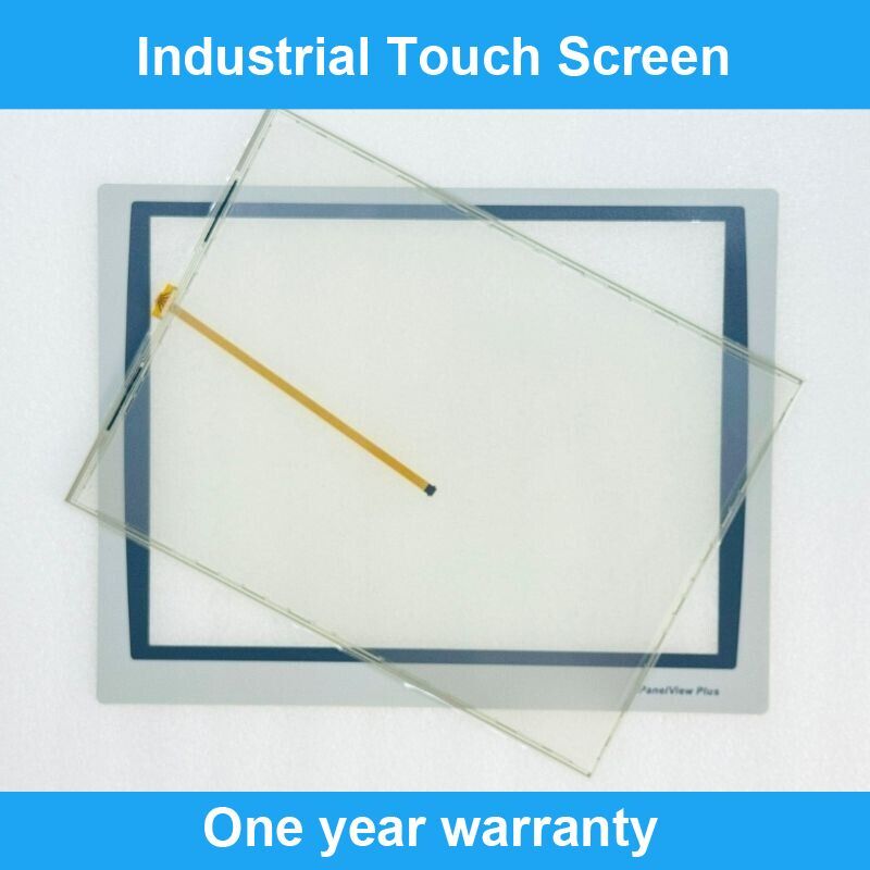 Touch Screen Panel Glass PanelView Plus 7 2711P-T15C22D9PK(1)+Overlay Film