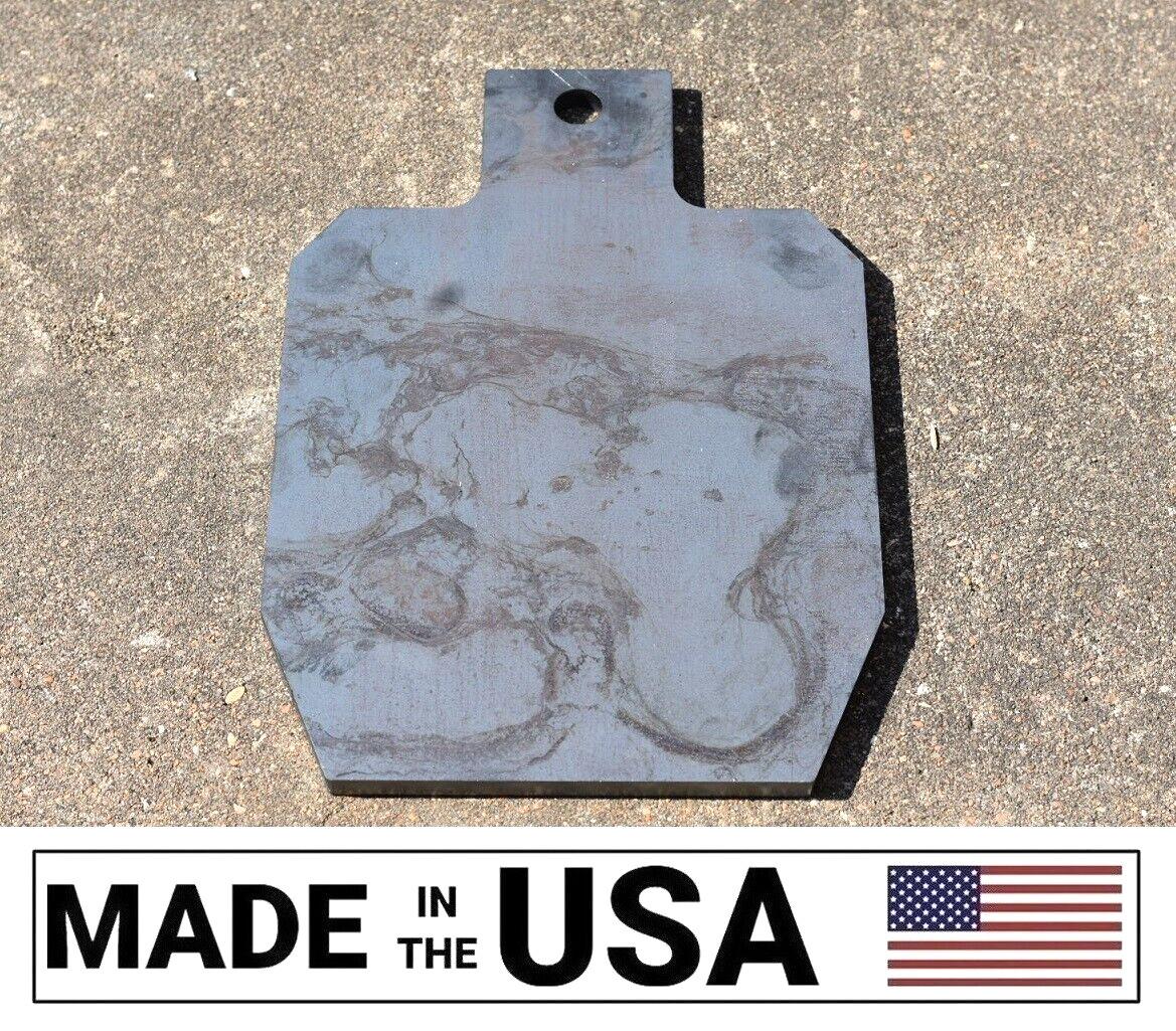 [SR] 12" Tall IDPA IPSC Steel Shooting Practice Range Pistol Small Rifle Target