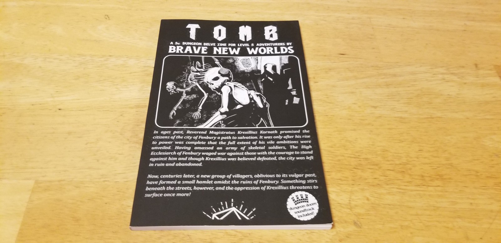 Brave New Worlds RPGs Tomb - A Dungeon Crawl for 5E NM