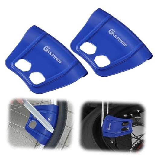 Rim Protectors for Tire Changing, Wheel Rim Guard Kit | Motorcycle, 2 Blue