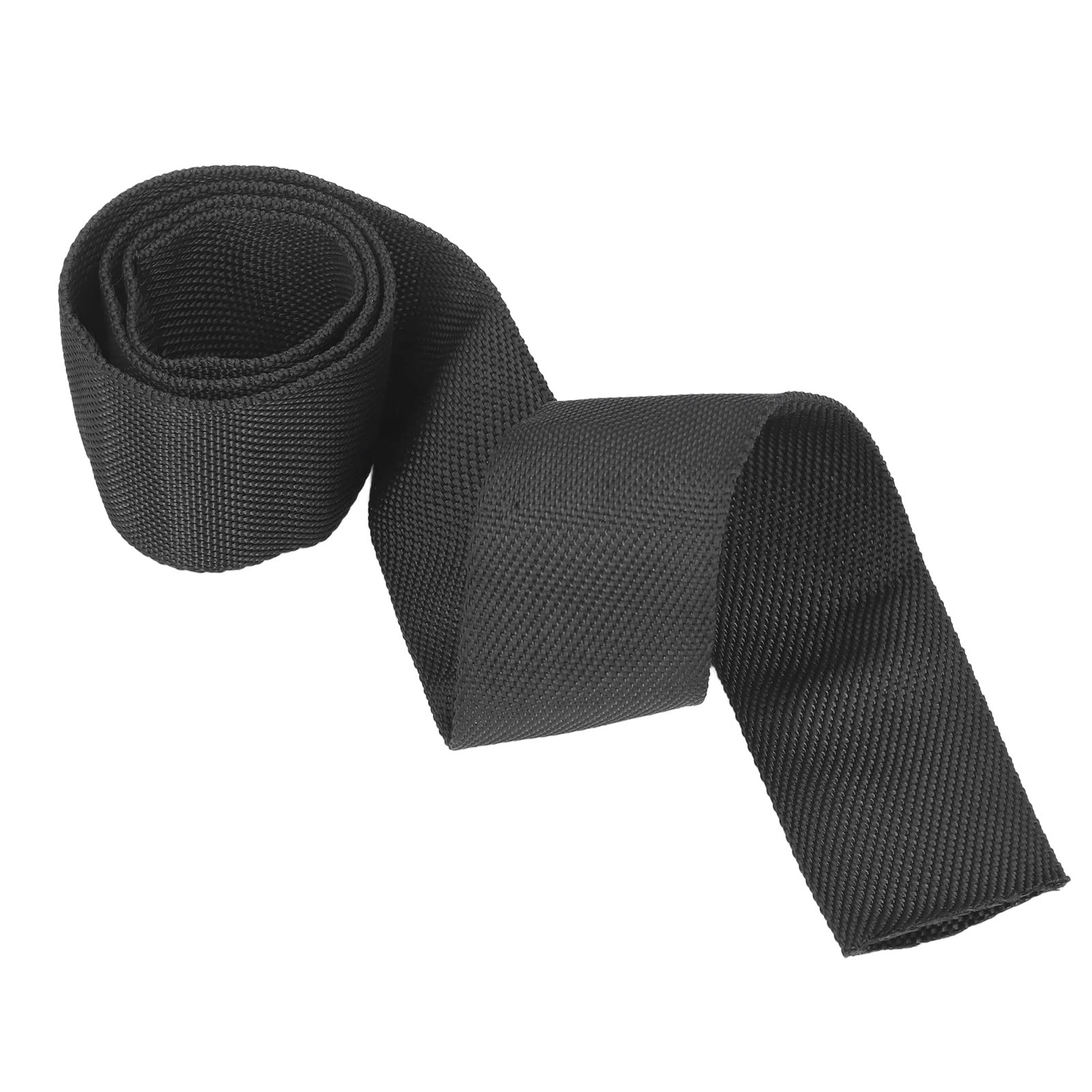 1M Polyester Winch Rope Protector Sleeve Universal 3cm 1.18 Inch Black