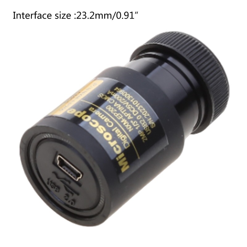 CMOS 2.0MP USB Electronic Eyepiece Microscope Camera Mounting Size 23.2mm